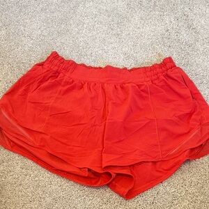 lululemon athletica Red Athletic Shorts
